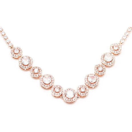 Newgrange Living Diamond Cluster Pendant - Rose Gold | 600375