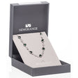 Newgrange Living Emerald Diamond Pendant - Silver