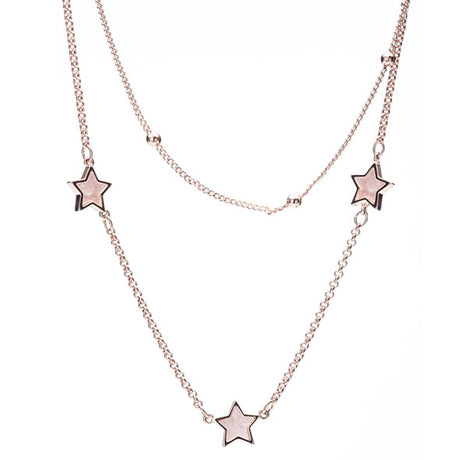 Newgrange Living Trio Star Pendant - Rose Gold