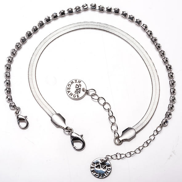 Newgrange Living Duo Diamond Bracelet Set of 2 - Silver