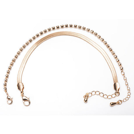Newgrange Living Duo Diamond Bracelet Set of 2 - Rose Gold