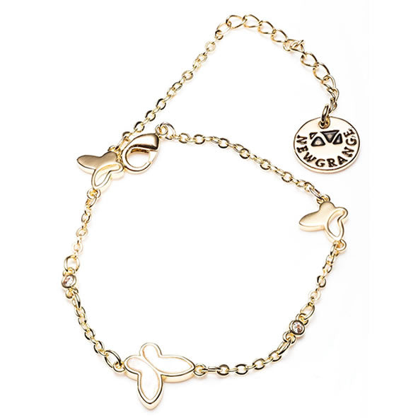 Newgrange Living Butterfly Bracelet - Gold | 600432P