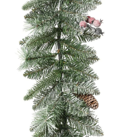 Everlands Frosted Windham Spruce Garland - 9ft | 9681193