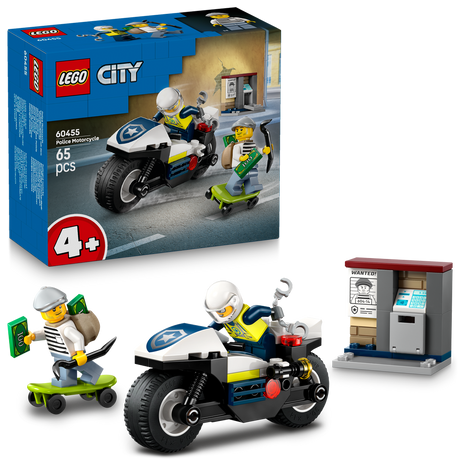 Lego Police Motorcycle Chase | 60455