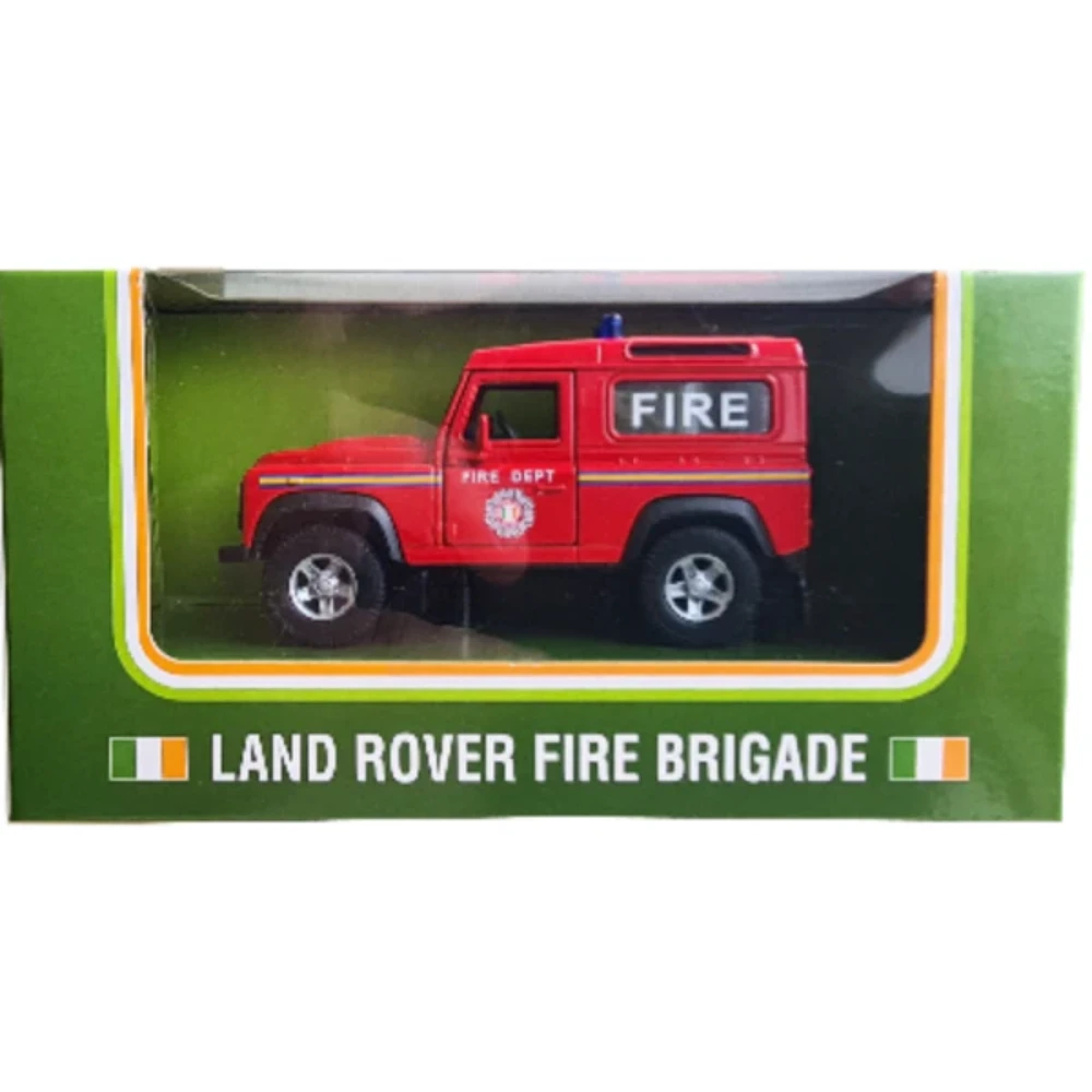 Irish Fire Brigade Diecast Land Rover Defender 4X4 | Car Toy – Heavins