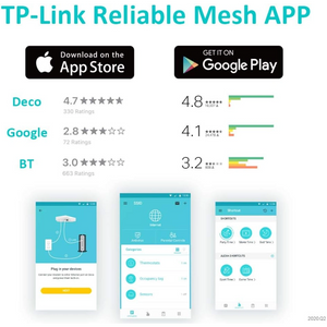 TP Link AC1200 + AV1000 Whole Home Hybrid Mesh Wi-Fi System - Pack of 3 - White | DECOP93PACK