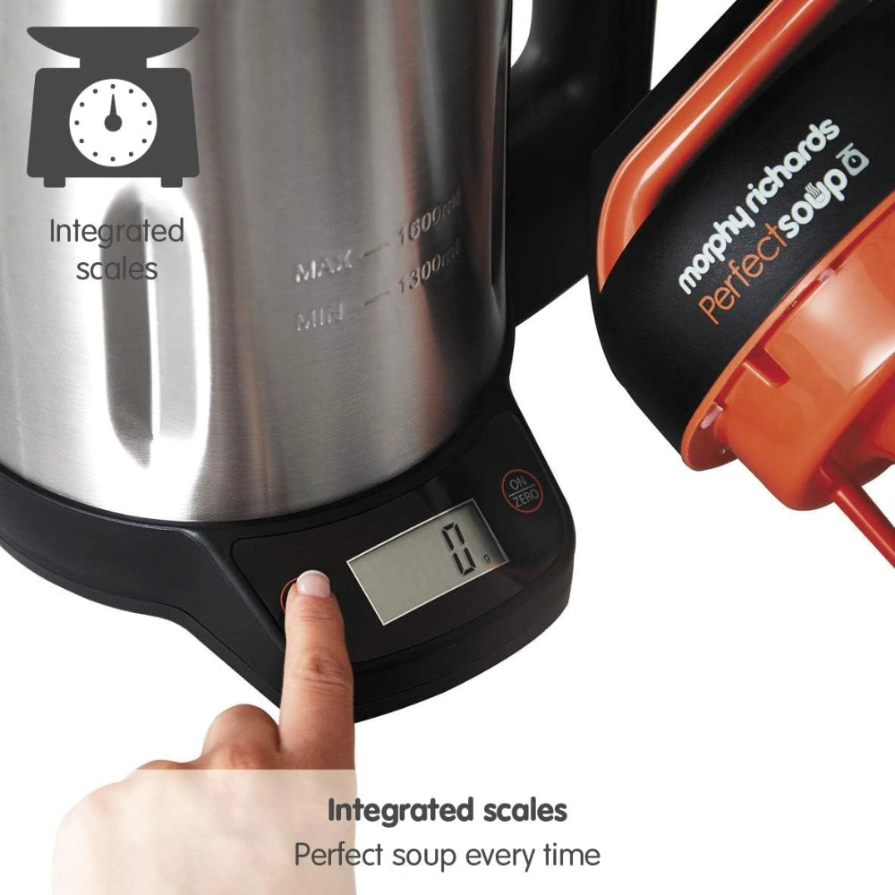Morphy Richards 1.6 Litre Soup Maker with Integrated Weighing Scales | 501025