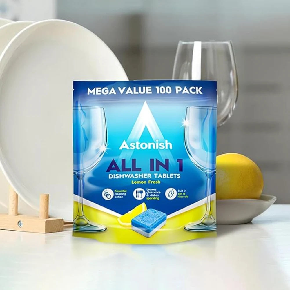 Astonish All in 1 Dishwasher Tabs Tablets Blue Pack of 42 | C2170