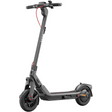 Black Segway Ninebot Kickscooter E3 Pro D electric scooter with dual wheels, handlebar controls, red accents, and digital display against white background