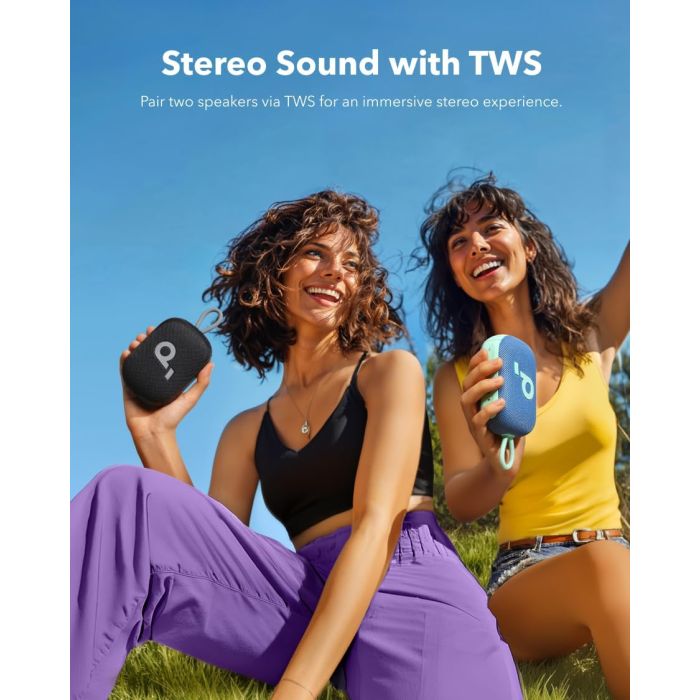 Soundcore Select 4 Go Wireless Bluetooth Speaker - Black / Gold | A31X1BB1