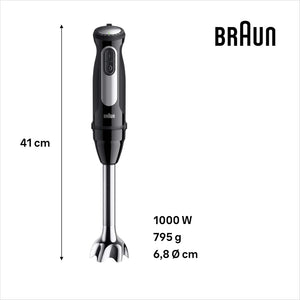 Braun MultiQuick 5 Pro Hand Blender - Black | MQ55236MBK