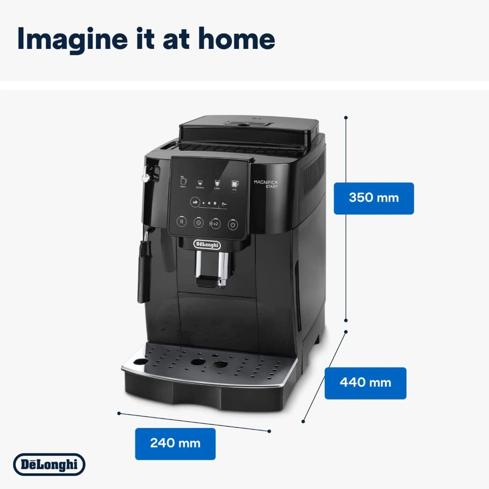 DeLonghi Magnifica Start 1.8 Litre Automatic Coffee Machine - Grey / Black | ECAM220.22.GB