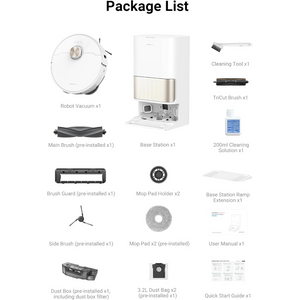 Dreame L40 Ultra Robot Vacuum Robotic Vac and Mop with Self-Cleaning and Auto-Empty | RLX53SE