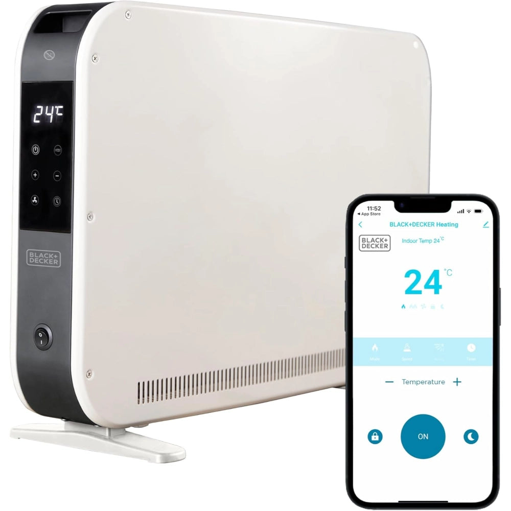 Black & Decker Smart Convection Heater 2.2kW - White | BXCV41014GB