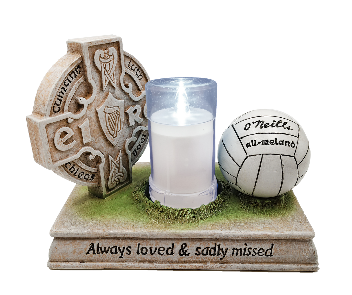 WGP GAA Memorial Plaque with Crest and Light | 6244