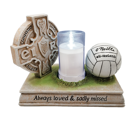 WGP GAA Memorial Plaque with Crest and Light | 6244