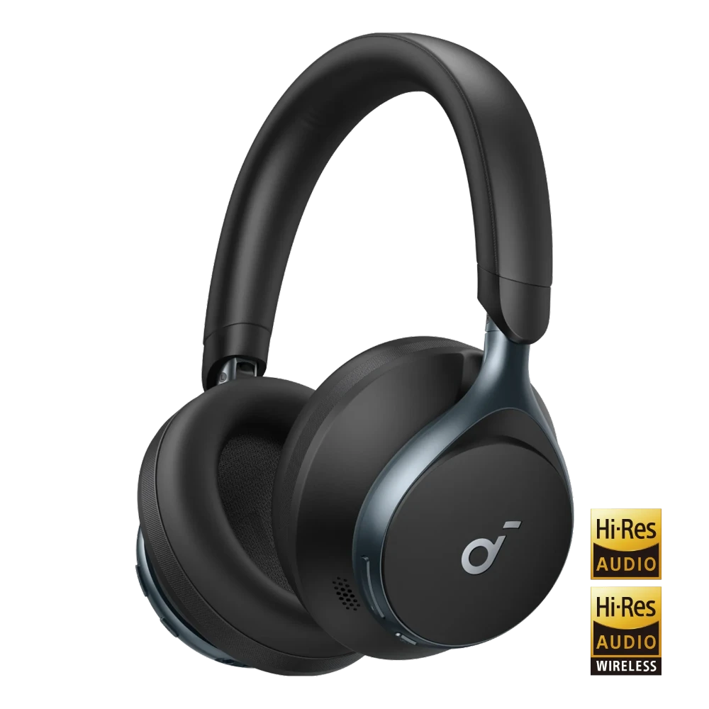 Soundcore Space One Wireless Bluetooth Noise Cancelling Headphones - Black | A3035G11