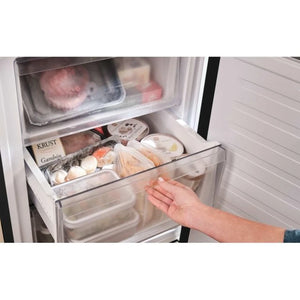 Hoover H-Combi 185cm 60/40 Frost Free Fridge Freezer - Black | HONCQ2T618EBK