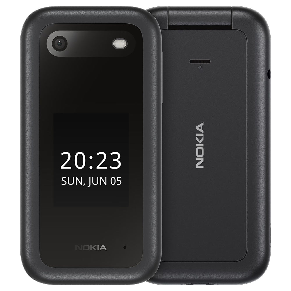 Nokia 2660 Flip Sim Free Mobile Phone - Black | 1GF011IPA1A01