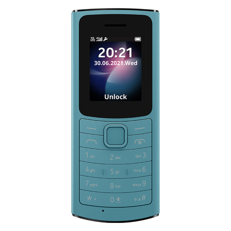 Nokia 110 4G 48MB Sim Free Mobile Phone - Blue | 1GF018MPE1L02