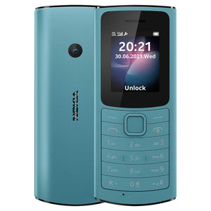 Nokia 110 4G 48MB Sim Free Mobile Phone - Blue | 1GF018MPE1L02