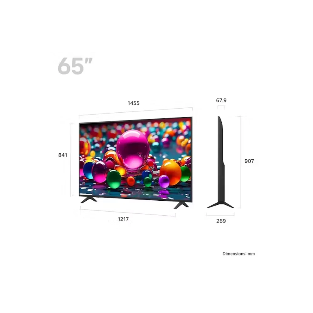 LG 65 Inch UA75 4K Ultra HD HDR LED Smart TV | 65UA75006LA.AEK