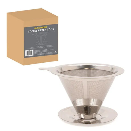 Blackmoor Pour Over Coffee Filter Cone - Stainless Steel | 68439