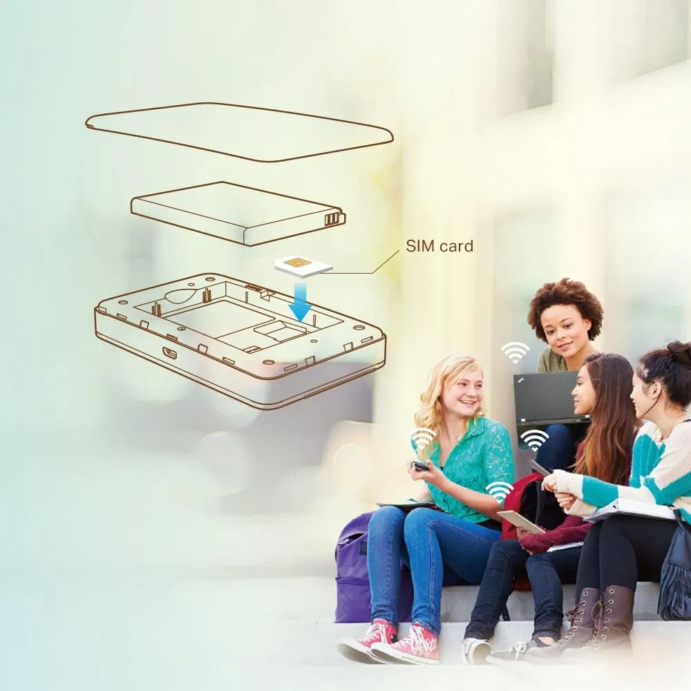 TP-Link 4G LTE Mobile Hotspot Dual Band Router for Sim Cards | M7350