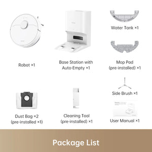 Dreame D10 Plus Gen 2 Robot Vacuum Robotic Vac - White | RLD32GD