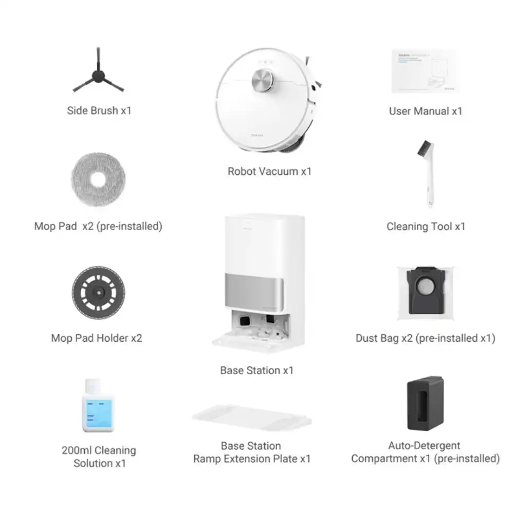 Dreame L10s Ultra Gen2 Robot Vacuum Robotic Vac and Mop - White | RLL32SE
