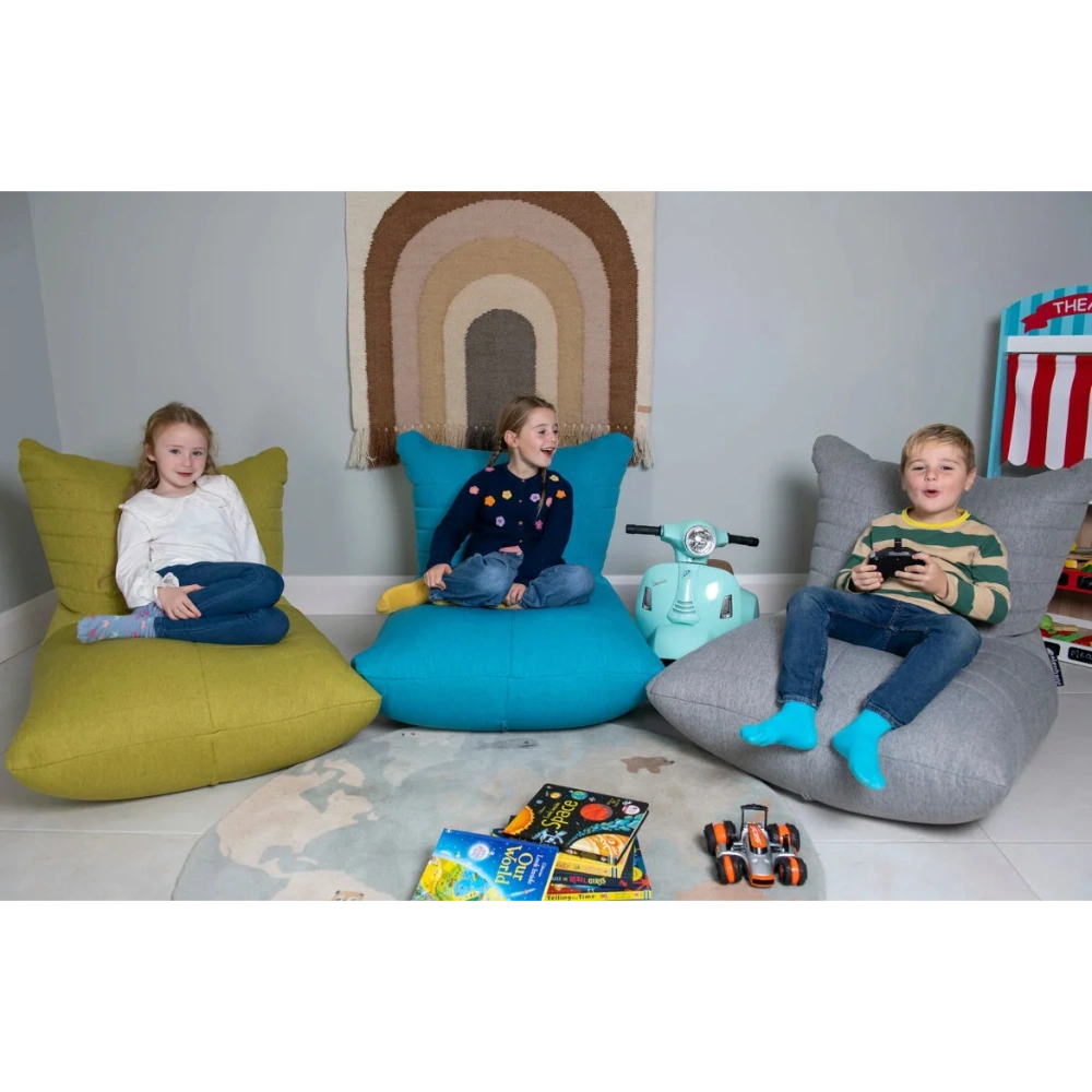 Elephant Boho Chair Bean Bag - Grey | EBHGRE19