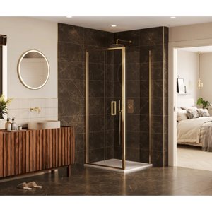 Merlyn 6 Series Bifold Shower Door | Chrome, Matt Black, Brushed Brass, Brushed Nickel | 760mm to 1000mm