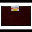Dosco brown and black dust control doormat 90cm x 150cm with product label displayed on top surface