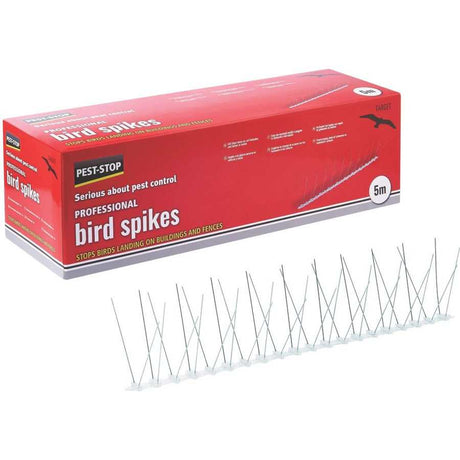 PEST-STOP Professional Bird Spikes (Pack of 10) | 7001-54