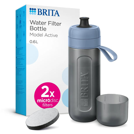 Brita Active Water Filter Bottle 600ml - Dark Blue | S1052250