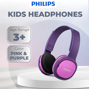 Philips Over Ear Kids Headphones Wired - Pink / Purple | SHK2000PK/00