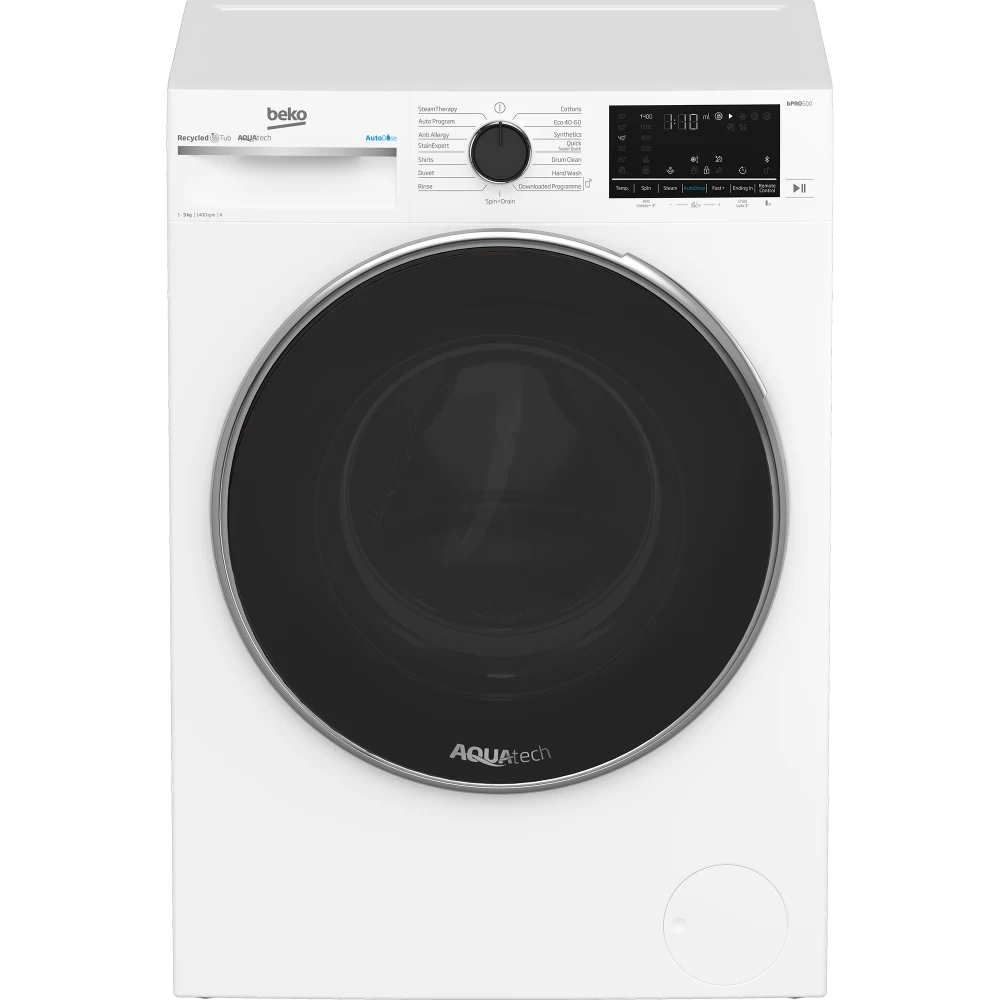 Beko 9kg 1400 Spin Auto Dose Washing Machine - White | B5W5941DW