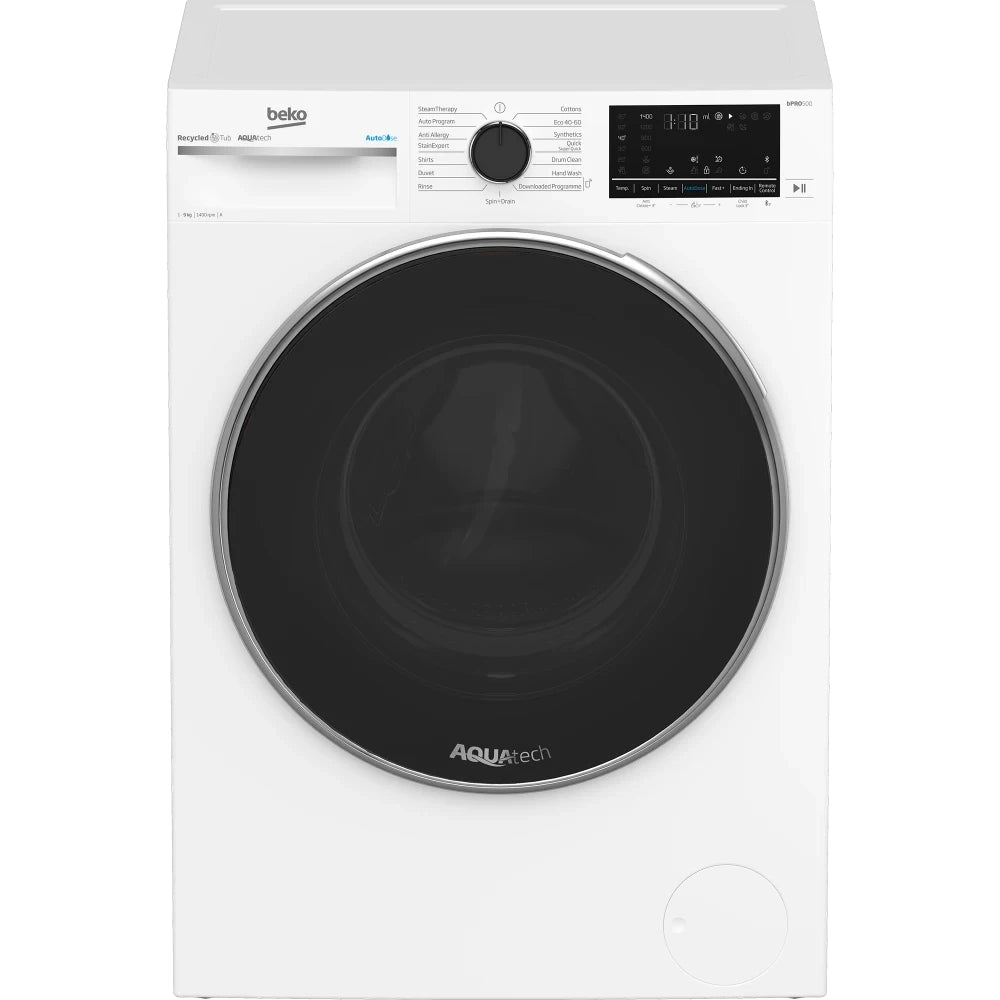 Beko 9kg 1400 Spin Auto Dose Washing Machine - White | B5W5941DW
