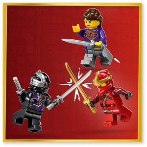 LEGO Ninjago X-1 Ninja Charger 15th Anniversary 71867 - close-up detail of the finished build. 691 pieces. Ages 14+.