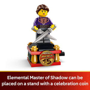 LEGO Ninjago X-1 Ninja Charger 15th Anniversary 71867 - captioned product view. 691 pieces. Ages 14+.