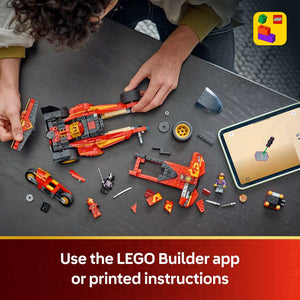 LEGO Ninjago X-1 Ninja Charger 15th Anniversary 71867 - captioned product view. 691 pieces. Ages 14+.