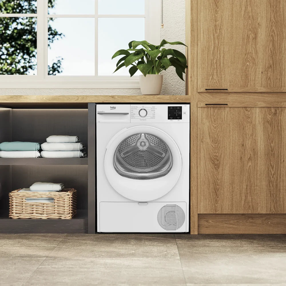 Beko Pro 8kg Heat Pump Tumble Dryer - White | BM3T3822W