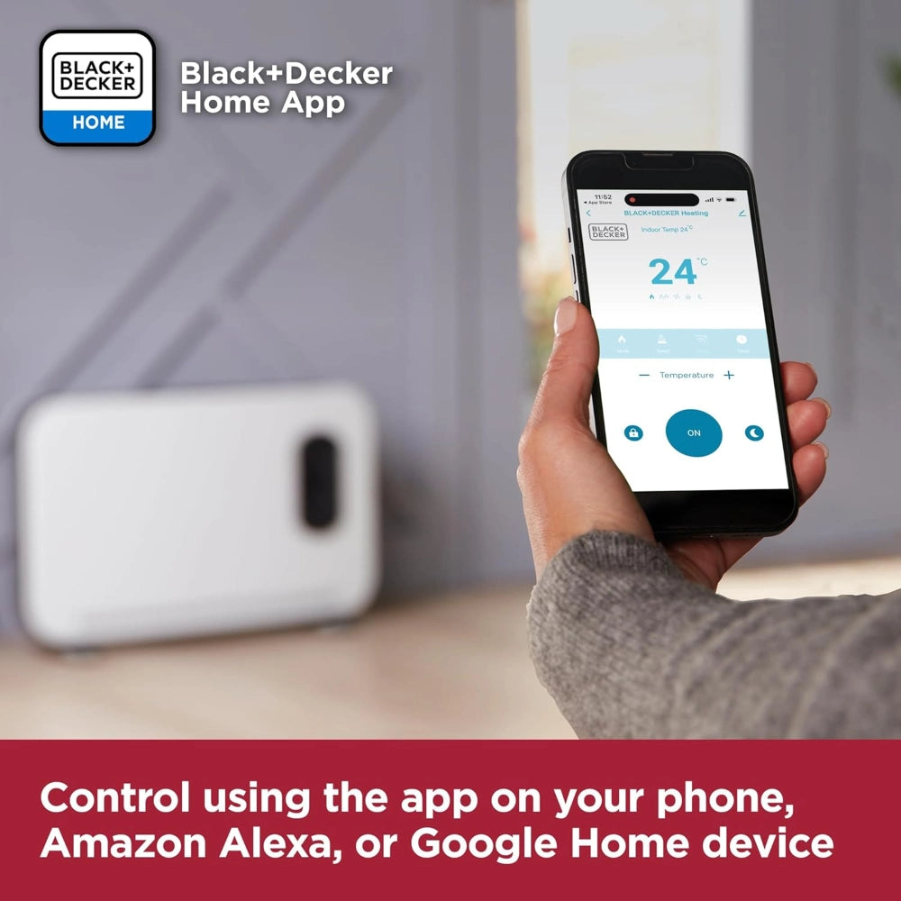 Black & Decker Smart Convection Heater 2.2kW - White | BXCV41014GB