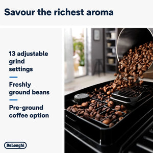 DeLonghi Magnifica Start 1.8 Litre Automatic Coffee Machine - Grey / Black | ECAM220.22.GB