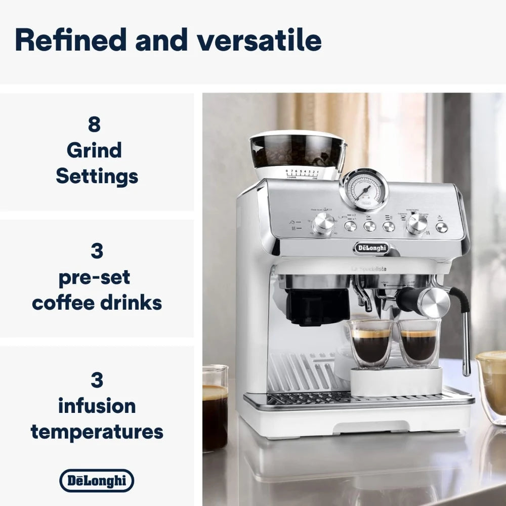 DeLonghi La Specialista Arte Bean to Cup Coffee Machine - White | EC9155.W