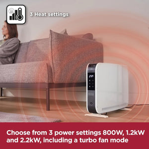 Black & Decker Smart Convection Heater 2.2kW - White | BXCV41014GB