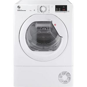 Hoover 8kg Heat Pump Tumble Dryer - White | HLEH8A2DE-80