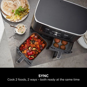 NINJA Foodi Max 6 in 1 Health Grill & Air Fryer - Grey | AG551UK