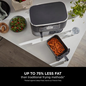 Ninja Dual Zone Air Fryer 7.6L 2400W - Grey | AF300UK