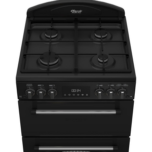 Leisure Classic 60cm Gas Cooker - Black | CLB60ECK